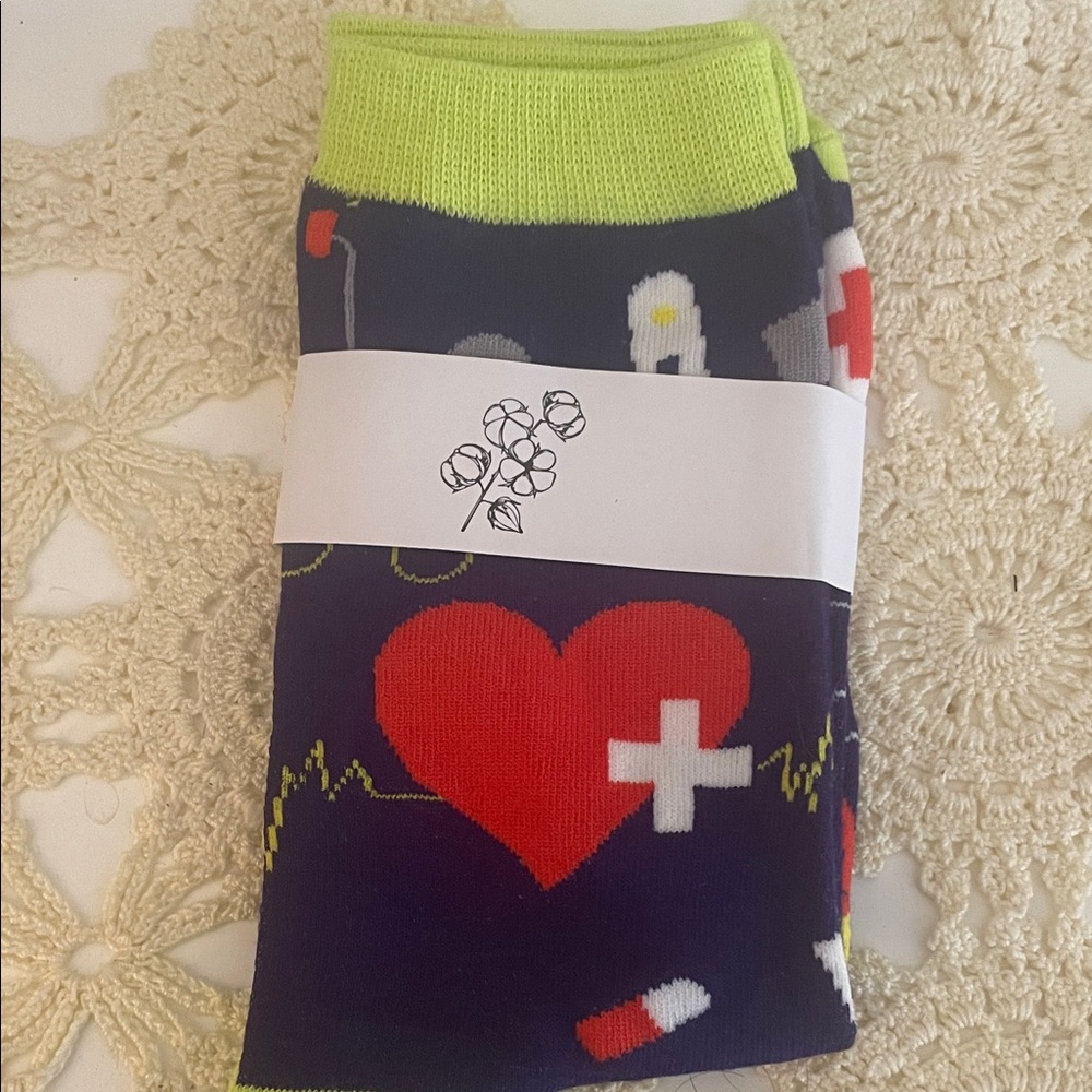 Nurse Colorful Patterned Socks Set - Picture 5 of 8